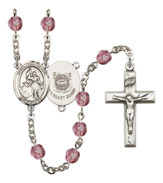 R6000-8053S3 St. Joan of Arc /Coast Guard Rosary, Available in 12 Colors