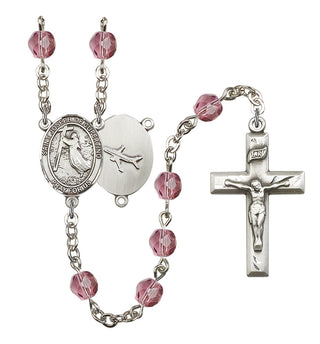 R6000-8057 St. Joseph of Cupertino Rosary, Available in 12 Colors