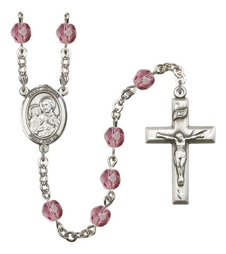 R6000-8058 St. Joseph Rosary, Available in 12 Colors