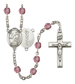 R6000-8068S8 St. Luke the Apostle / Doctor Rosary, Available in 12 Colors