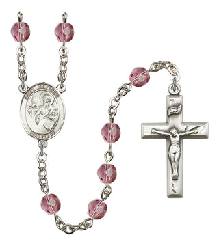 R6000-8074 St. Matthew the Apostle Rosary, Available in 12 Colors