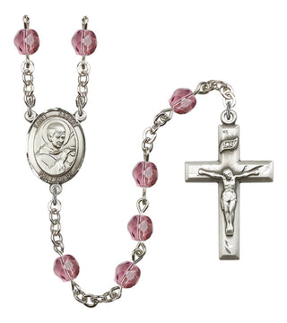 R6000-8096 St. Robert Bellarmine Rosary, Available in 12 Colors