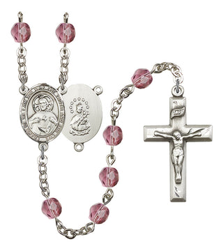 R6000-8098 Scapular Rosary, Available in 12 Colors