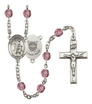 R6000-8118S3 Guardian Angel/Coast Guard Rosary, Available in 12 Colors