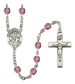 R6000-8118SP Angel de la Guardia Rosary, Available in 12 Colors