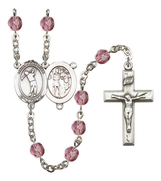 R6000-8162 St. Sebastian/Golf Rosary, Available in 12 Colors