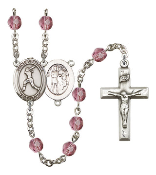 R6000-8183 St. Sebastian / Softball Rosary, Available in 12 Colors