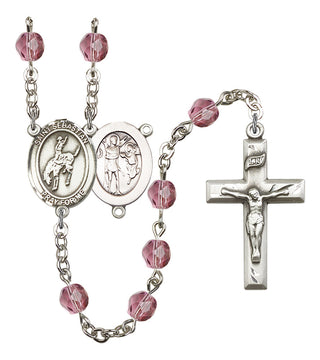 R6000-8191 St. Sebastian / Rodeo Rosary, Available in 12 Colors