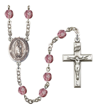 R6000-8206SP Virgen de Guadalupe Rosary, Available in 12 Colors