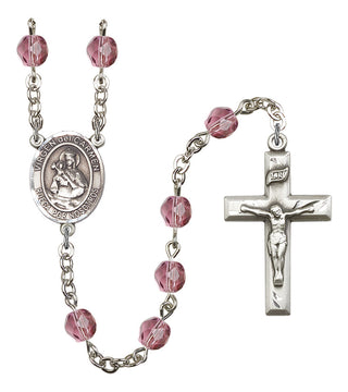 R6000-8243SP Virgen del Carmen Rosary, Available in 12 Colors