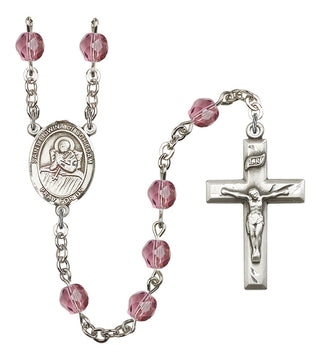 R6000-8297 St. Lidwina of Schiedam Rosary, Available in 12 Colors