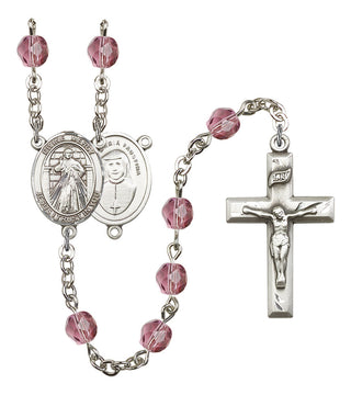 R6000-8366 Divine Mercy Rosary, Available in 12 Colors