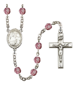 R6000-8401 St. Jeanne Chezard de Matel Rosary, Available in 12 Colors