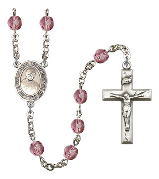 R6000-8423 Blessed John Henry Newman Rosary, Available in 12 Colors