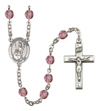 R6000-8441 Guardian Angel of the World Rosary, Available in 12 Colors