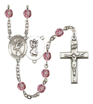 R6000-8512 St. Christopher / Dance Rosary, Available in 12 Colors