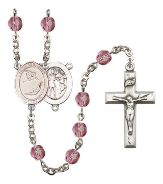 R6000-8613 St. Sebastian/Gymnastics Rosary, Available in 12 Colors