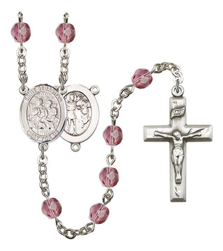 R6000-8614 St. Sebastian / Choir Rosary, Available in 12 Colors