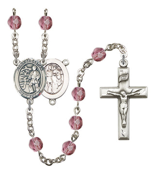 R6000-8615 St. Sebastian / Karate Rosary, Available in 12 Colors