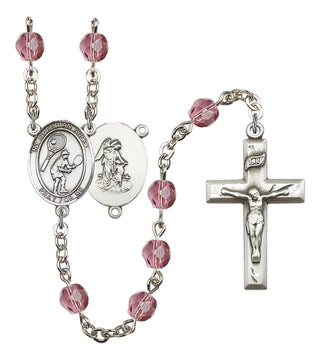 R6000-8705 Guardian Angel / Tennis Rosary, Available in 12 Colors