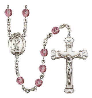 R6001-8006 St. Barbara Rosary, Available in 12 Colors