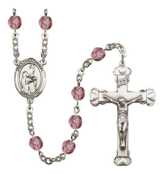 R6001-8017 St. Bernadette Rosary, Available in 12 Colors