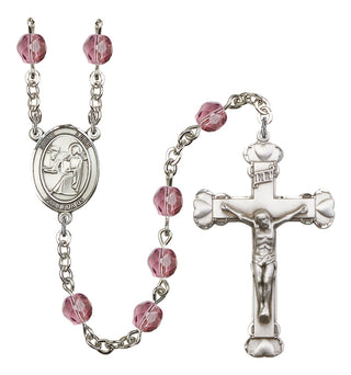 R6001-8068 St. Luke the Apostle Rosary, Available in 12 Colors