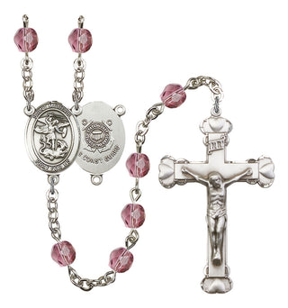 R6001-8076S3 St. Michael / Coast Guard Rosary, Available in 12 Colors