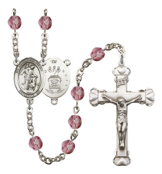 R6001-8118S1 Guardian Angel / Air Force Rosary, Available in 12 Colors