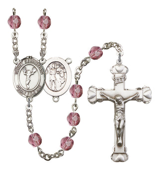 R6001-8170 St. Sebastian/Cheerleading Rosary, Available in 12 Colors