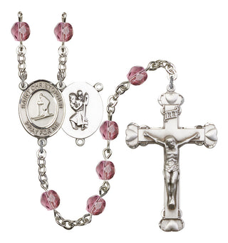 R6001-8193 St. Christopher / Skiing Rosary, Available in 12 Colors