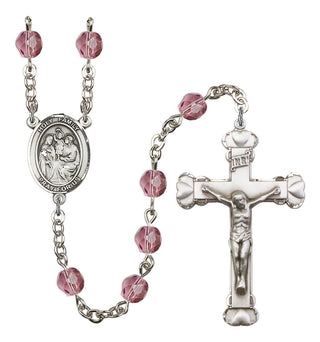 R6001-8218 Holy Family Rosary, Available in 12 Colors