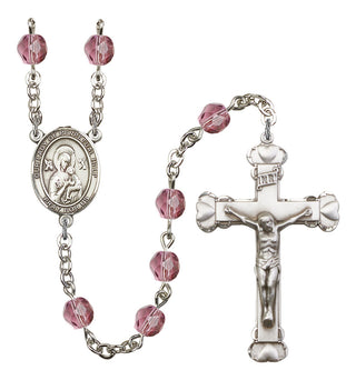 R6001-8222 O/L of Perpetual Help Rosary, Available in 12 Colors