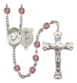 R6001-8235 Pope Emeritace Benedict XVI Rosary, Available in 12 Colors