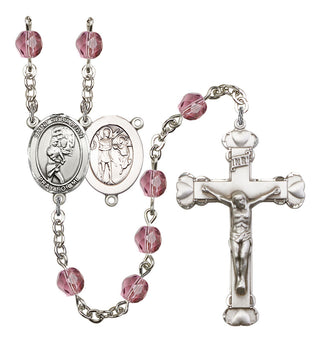 R6001-8607 St. Sebastian / Softball Rosary, Available in 12 Colors