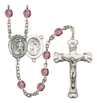 R6001-8615 St. Sebastian / Karate Rosary, Available in 12 Colors