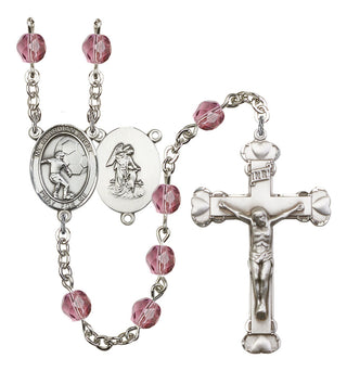 R6001-8703 Guardian Angel/Soccer Rosary, Available in 12 Colors