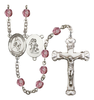 R6001-8708 Guardian Angel / Wrestling Rosary, Available in 12 Colors