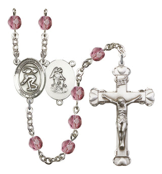 R6001-8711 Guardian Angel / Swimming Rosary, Available in 12 Colors