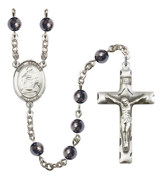 8020-Mens St. Charles Borromeo Rosary, Available in 7 Colors