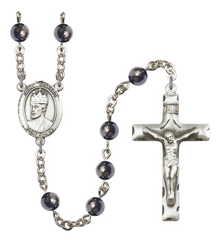 8026-Mens St. Edward the Confessor Rosary, Available in 7 Colors