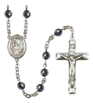 8028-Mens St. Clare of Assisi Rosary, Available in 7 Colors