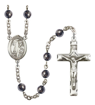 8031-Mens St. Elmo Rosary, Available in 7 Colors