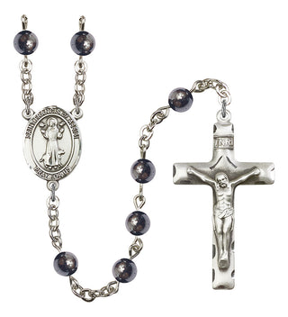 8036-Mens St. Francis of Assisi Rosary, Available in 7 Colors