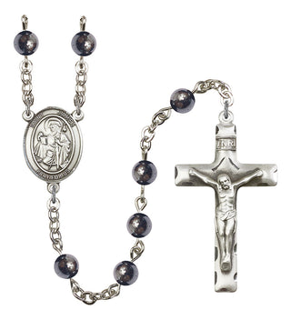 8050-Mens St. James the Greater Rosary, Available in 7 Colors