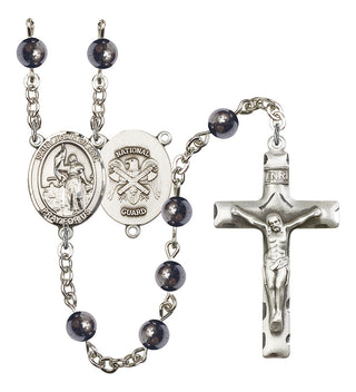 8053S5-Mens St. Joan of Arc / Nat'l Guard Rosary, Available in 7 Colors