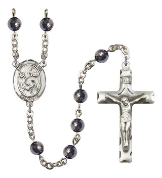 8062-Mens St. Kevin Rosary, Available in 7 Colors