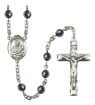 8063-Mens St. Lawrence Rosary, Available in 7 Colors