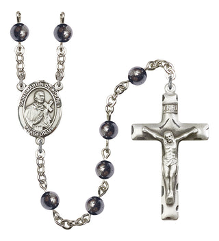 8089-Mens St. Martin de Porres Rosary, Available in 7 Colors