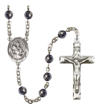 8091SP-Mens San Raymon Nonato Rosary, Available in 7 Colors